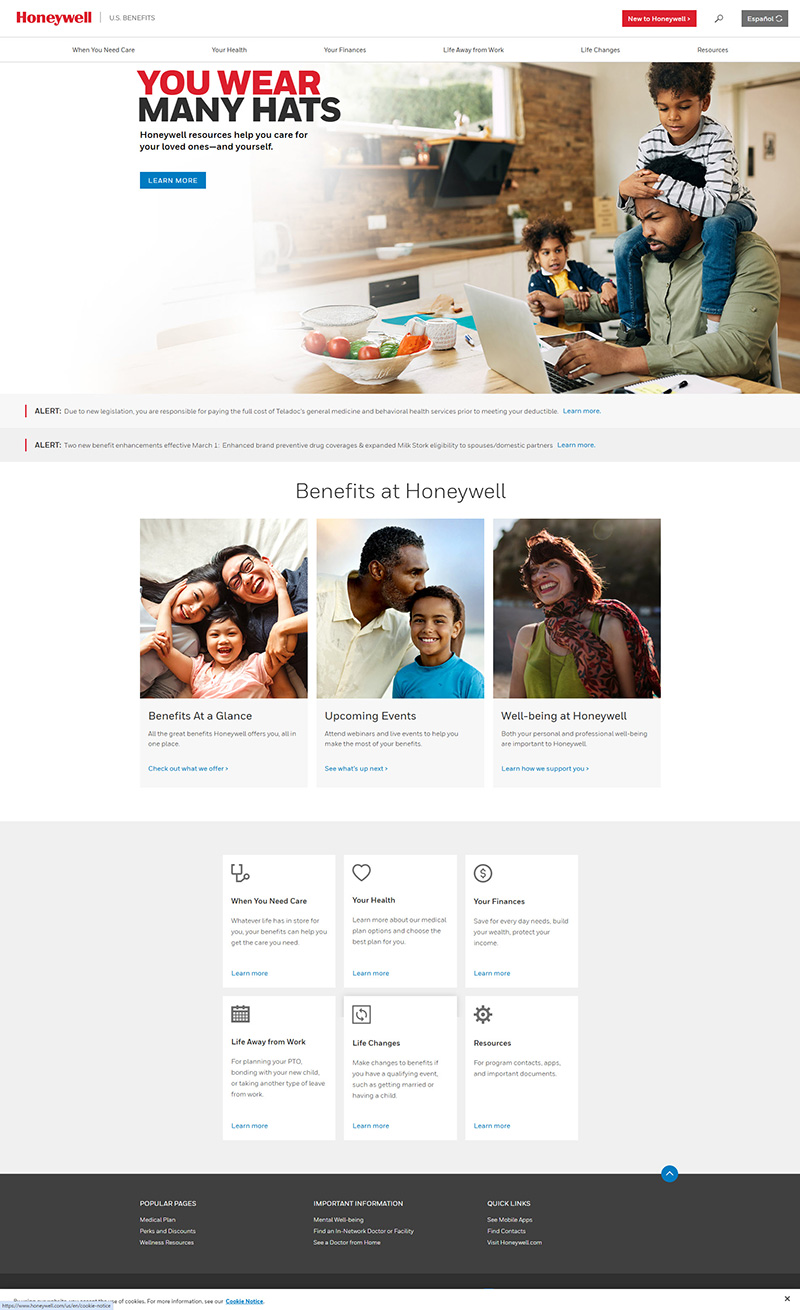 Honeywell Micro Site